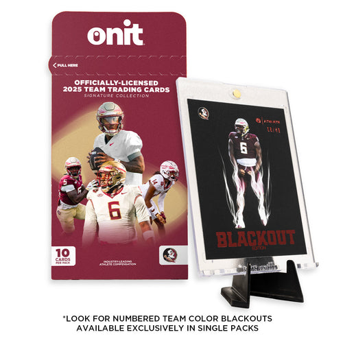 Florida State University Football 2025 Trading Cards - Single Pack